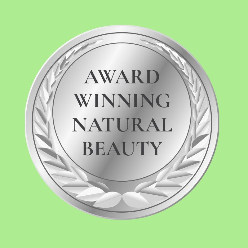 Sugar silver Natural Beauty Award winner badge