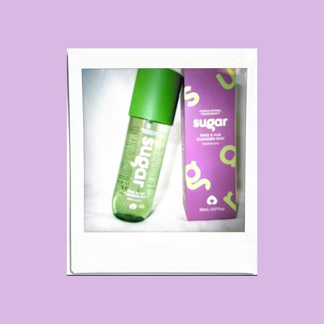 Polaroid pic of Face & Fur cleansing mist by Sugar
