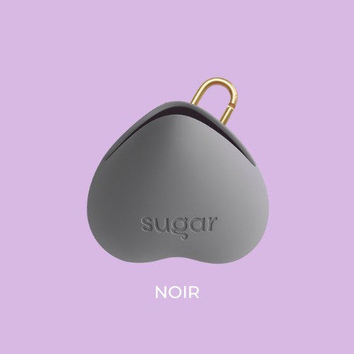 Sugar Snaccessory silicone dog treat pouch in Noir